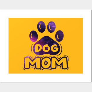 Dog Mom Typography Posters and Art